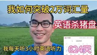 最有效背单词的的4个方法！助你突破1万词汇量，分享我如何掌握2万英语词汇量以及突破听说自由。我每天听3小时听力，累计624天。揭露误人子弟的英语学习骗局。英语培训班骗局。快乐英语。学英语的恒心和意志力