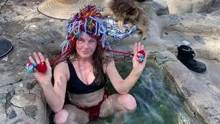 Janet's Hot-spring Adventure to the Sierra's and Death Valley in a Cali Atmospheric River Storm.