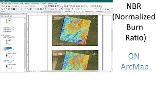 NBR (Normalized Burn Ratio) From Landsat#7 II On ArcMap