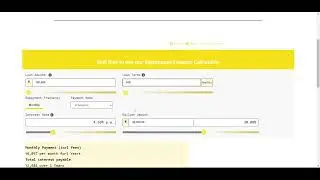 Emi Calculator in php