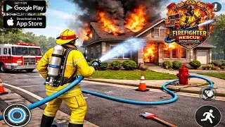 Firefighter Rescue Driving Simulator👨&zwj;🚒&ndash; Android Gameplay