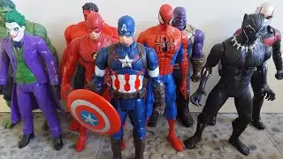 HULK vs SPIDER-MAN vs THANOS vs VENOM CARTOON, IRONMAN, BATMAN, CAPTAIN AMERICA AVENGERS ASSEMBLE!