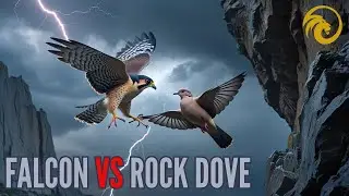 Peregrine Falcon vs. Rock Dove: Sky-Speed Duel