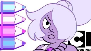 Draw Amethyst from Steven Universe | Speed Drawing