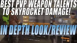 The Division &mdash; лучшие таланты оружия в PvP для резкого увеличения урона | Подробный обзор!