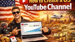 How to Create a USA YouTube Channel Step by Step (Beginner Guide) 🇺🇸