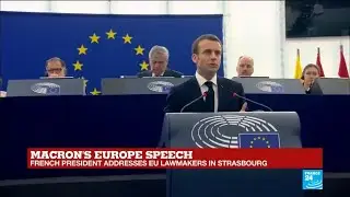 REPLAY - French president Emmanuel Macron addresses EU lawmakers