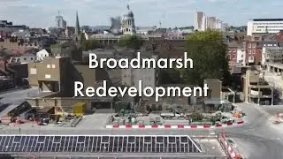 Drone Flight Over Nottingham | Broadmarsh Redevelopment | DJI Mavic Mini HD
