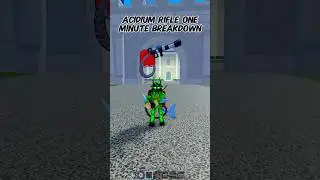 Acidium Rifle Breakdown #dispecs #roblox #bloxfruits #bloxfruit