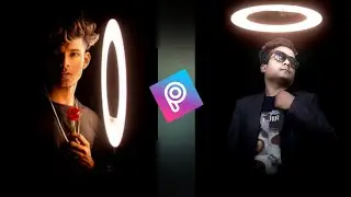 Instagram Viral Ring Light Photo Editing  Tutorial | Ring Light Editing in Picsart-Ravichandra Editz