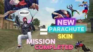 New Parachute Skin 😱 | Gojo Anime Collab 🔥 New Parachute Skin | New mission completed |