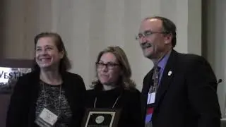 Awards presentations at the 2017 ACE Annual Meeting