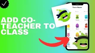 How to add a co-teacher to a class in the Classdojo app?