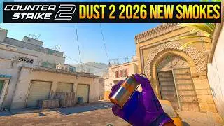 10 MUST KNOW Level 10 Smokes For Dust 2 (2026) - CS2 Mirage Smokes Guide & Tutorial (EASY)