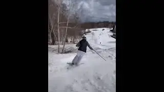 Fun Skiing　No Ski No Life  181　楽しむシニアスキーヤー（23.01.04）