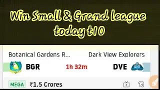 BGR VS DVE T10 DREAM 11 TEAM | BGR VS DVE | BGR VS DVE TEAM