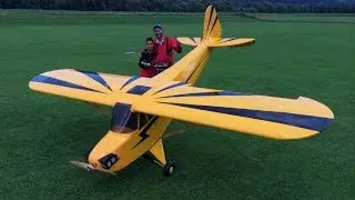 Sarah and the 50% Piper CUB by Gernot Bruckmann