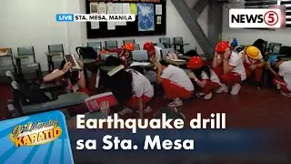 LARGA: Earthquake drill sa Sacred Heart of Jesus Catholic School