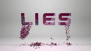 3D Text animation using cinema 4D Voronoi Fracture