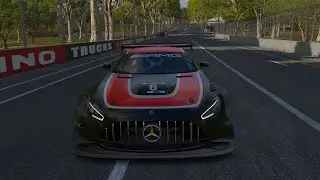 MERCEDES AMG GT3 LAP AROUND ADELAIDE STREET CIRCUIT.