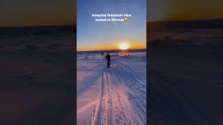 Amazing Sunset in Norway😍