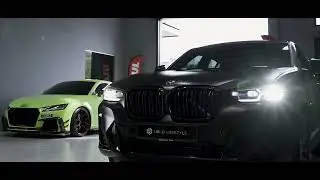 BMW G02 X4 xDrive30i | Satin Metallic Black Wrap