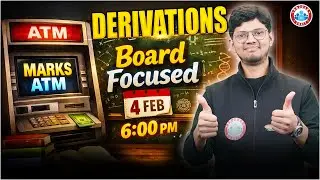 Board-Focused Derivations🔥 | Marks ATM | Class 12th Physics | UP Board English Medium RWA