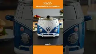Vw Bus Shaped Metallic Cooking Pot: Retro Design, Modern Function