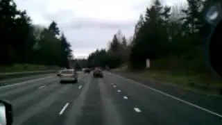 West of Seattle Washington on I-405 - www.TruckDriverDiary.com
