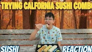Trying H-E-B Sushiya California Sushi Combo (Trying New Food Part 12) 