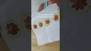 Watch me make stickers with flowers and packing tape