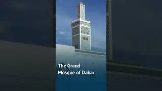 The Grand Mosque of Dakar in Senegal.. One of the most beautiful mosques in Africa