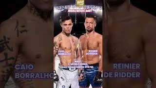 Middleweight title contenders clash at UFC 326: Borralho vs. de Ridder &mdash; who&rsquo;s your pick? #UFC326