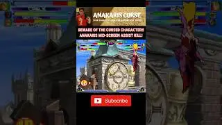 MVC2 BEWARE OF THE CURSED CHARACTER!!ANAKARIS MID-SCREEN ASSIST KILL! #shorts #mvc2 #anakariscurse