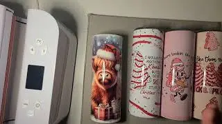 Стаканы HTVRONT из моей промо-коробки к распродаже в Черную пятницу, такие милые в действии! Обожаю их!