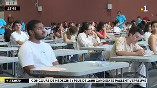 A la Nordev, les &eacute;tudiants en m&eacute;decine se pressent pour l'examen.