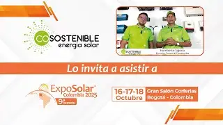 COSOSTENIBLE lo invita a la 9&ordf; versi&oacute;n de ExpoSolar Colombia
