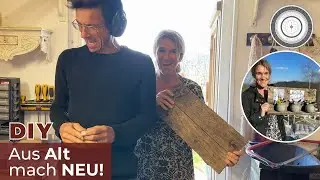 DIY - DAS GLAUBST DU NICHT - was ich aus Altholz SCHÖNES mache, Regal und Bilderrahmen, Wanddeko