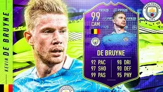 SHOULD YOU DO THE SBC?! 99 PLAYER OF THE SEASON DE BRUYNE REVIEW! FIFA 20 Ultimate Team