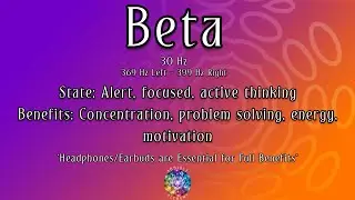 Beta Hemi-Sync Frequency | Brainwave Entrainment for Meditation, Focus & Healing