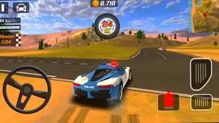 Police Car Chase Simulator 3D Game - Real Cop Cars Driving Simulator 2026 - Android GamePlay