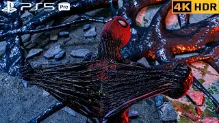 (PS5 PRO) Venom Takes Over Tom Holland To Fight Kraven and Miles | 4K HDR |