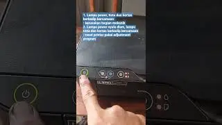 Epson L3110 Lampu Berkedip bersamaan
