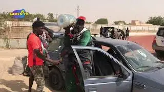 DRAPEAU CHEF DE L'ÉTAT NGAGNE SENE NGOR NIAKH NDAM LI DEY GNIBI KAOLACK