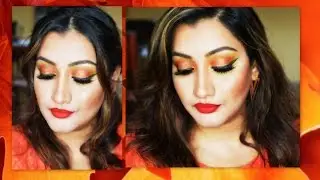 Fall makeup 2016 Sunset Orange Eyes | Makeup Tutorial | Glammegal