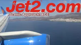 JET2 B757-200 SCENIC APPROACH & LANDING INTO LANZAROTE ARRECIFE AIRPORT! - APRIL 2022 🇪🇸✈️