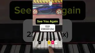 See You Again - Easy Piano Tutorial #shorts #piano #wizkhalifa
