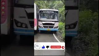 Exterme driving skills in Goa Ghat road|గోవా ఘాట్ రోడ్డులో బస్సులు|गोवा घाट रोड पर बसें|Goa travel