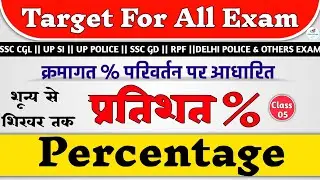 Percentage math 🚨|| प्रतिशत || Successive method || math tricks || percentage math short tricks #pyq