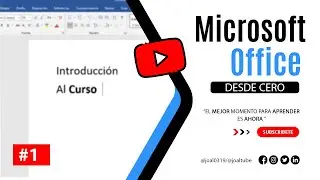 🥇CURSO MICROSOFT OFFICE DESDE CERO.| 🐵 INTRODUCCIÓN AL CURSO